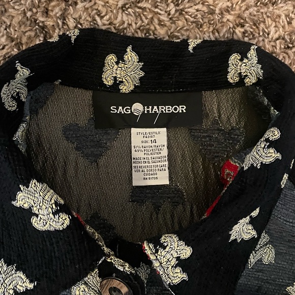 Vintage Fleur De Lis Sag Harbor Jacket - Picture 9 of 10